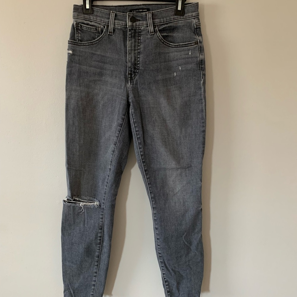 High Rise Lucky Jeans